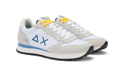 SNEAKER TOM SOLID IN NYLON E SUEDE BIANCA